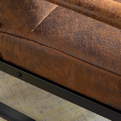 Miniatura 4 de Container Furniture - Silla clásica de mediados de siglo con marco de metal cuadrado duradero, sillón para sala de estar, dormitorio, oficina en