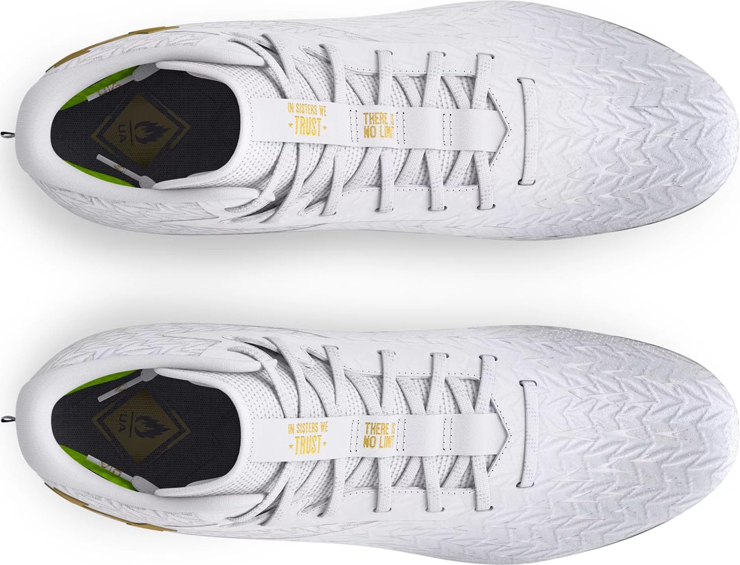 Under Armour - Womens Spotlight 4 Mc Football Cleats Shoes, Color White (100), Size: 9.5 B(M) US