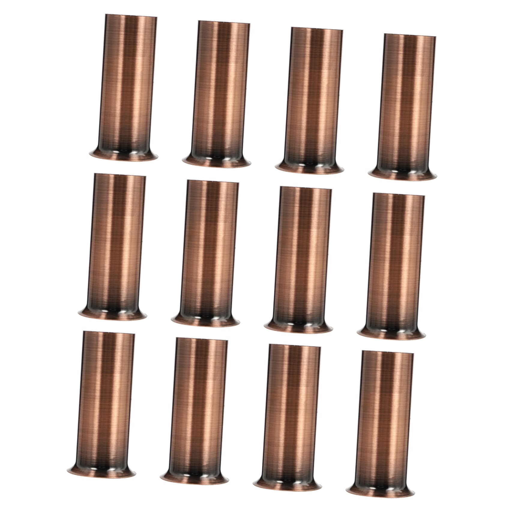 Zerodeko 12pcs Chandelier Flange Sleeve Lamp Holder Cover Chandelier Light Base Sleeve Crystal Parts for Living Light