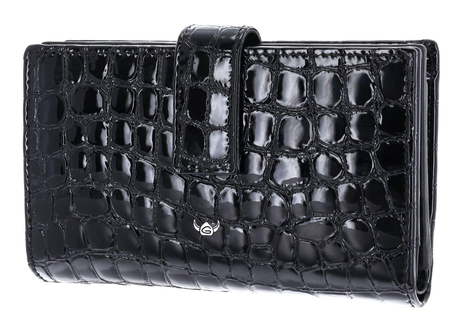 Golden Head Cuero Monedero Cayenne RFID Protect Damenbörse 2800 Schwarz Negro