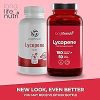 Vista 6 de Lycopene 50mg 180 cápsulas vegetarianas Suplemento de salud Extracto de tomate natural sin OMG Polvo puro