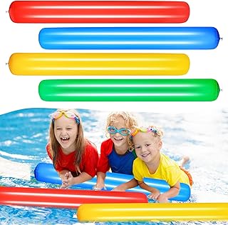 Fideo de natación para piscina, fideos inflables, para baño o deportes acuáticos, barra de natación para piscina, fideos de piscina de larga duración, fideos de natación huecos, juguete para niños y