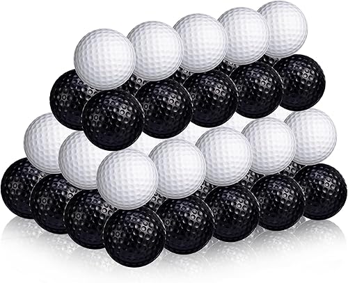 Miniatura 8 de Paquete de 50 bolas de práctica de golf de espuma de sensación realista, pelotas de entrenamiento de vuelo para interiores o exteriores, pelotas de