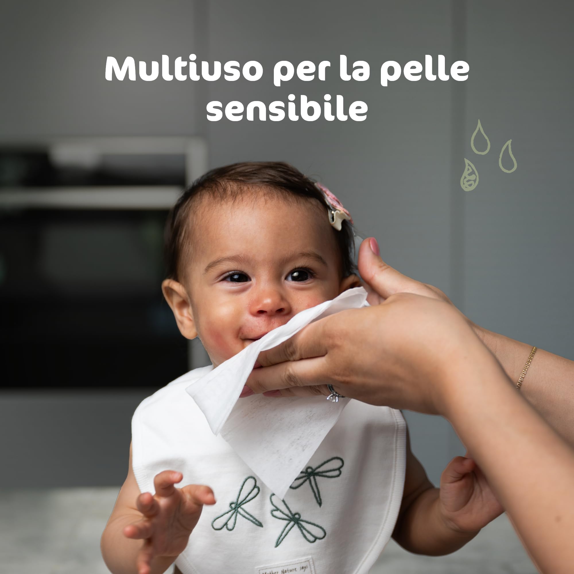 Naty Salviettine per Neonati e Bambini con Aloe | 98% Acqua, Ipoallergeniche e Naturali per Pelli Sensibili | Senza profumo | Dermatologicamente testate | 672 pezzi (12 confezioni)