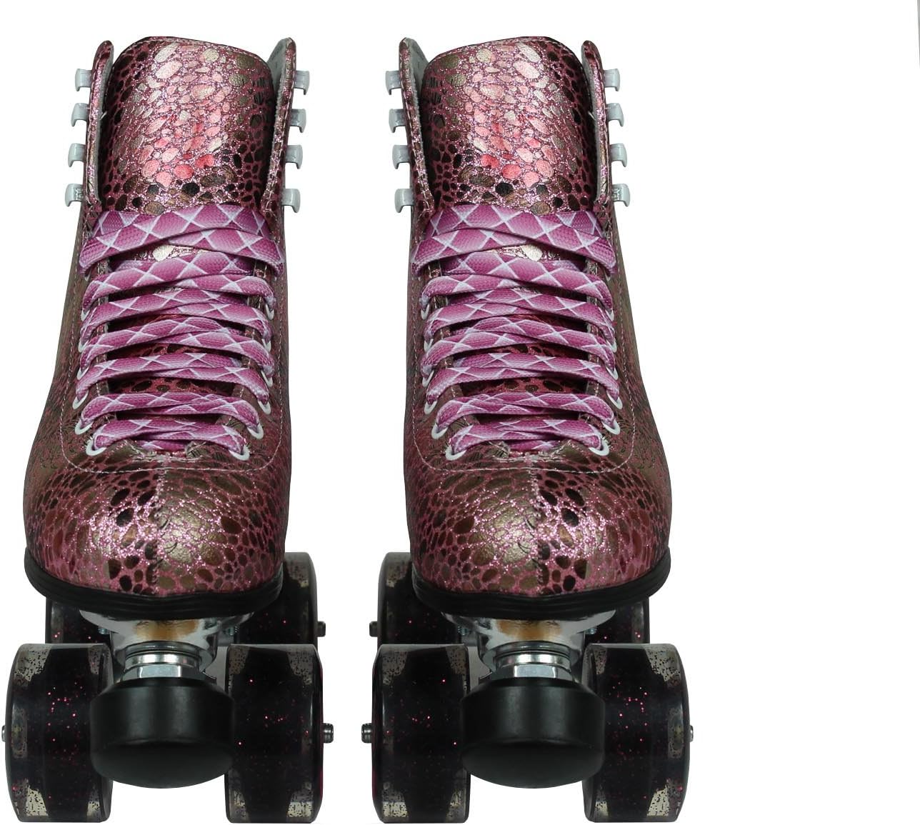 Epic Skates Sparkle High-Top Quad Roller Skates