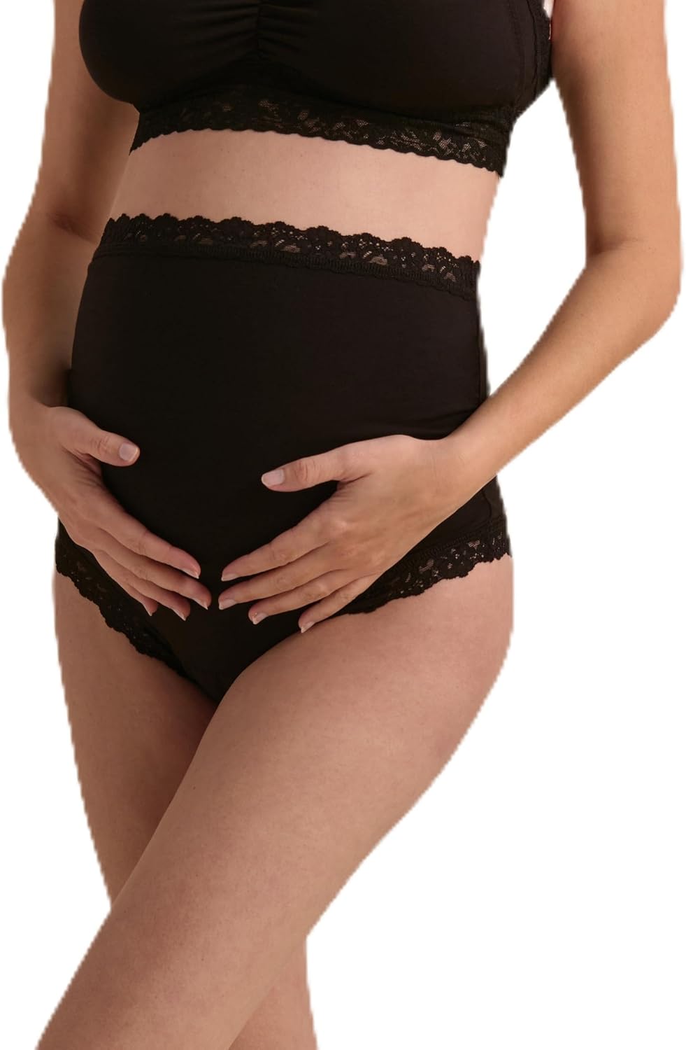 hanky panky - SupimaCotton High Rise Thong Maternity Underwear | Pregnancy Panties for Women