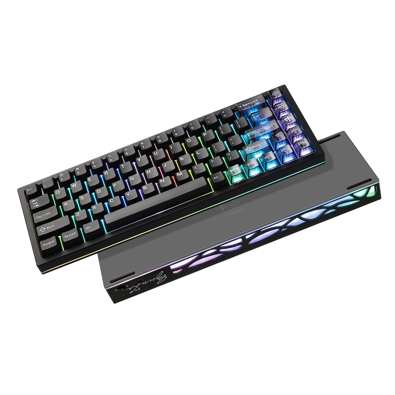 Amazon.com: YUNZII AL65 Wireless Mechanical Keyboard, Full