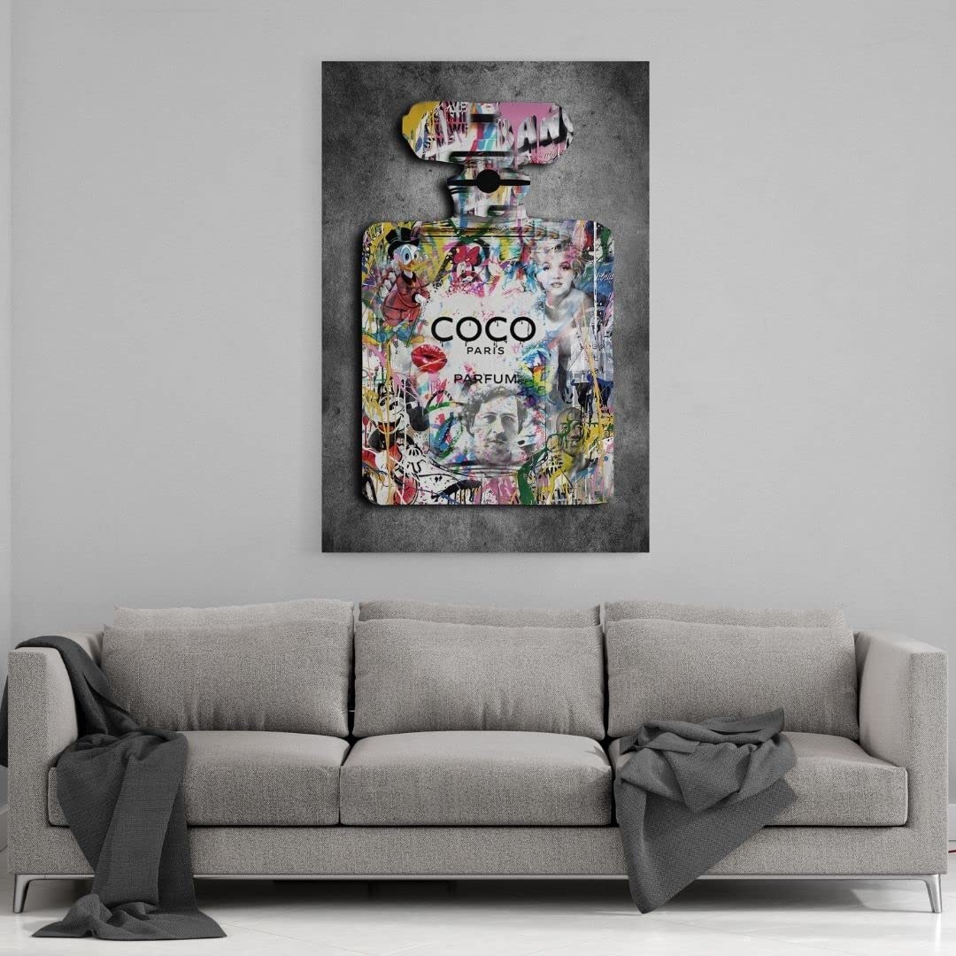 Hustling Sharks® Pop-Art-Bild „POP ART“ – Leinwand 60 × 90 cm