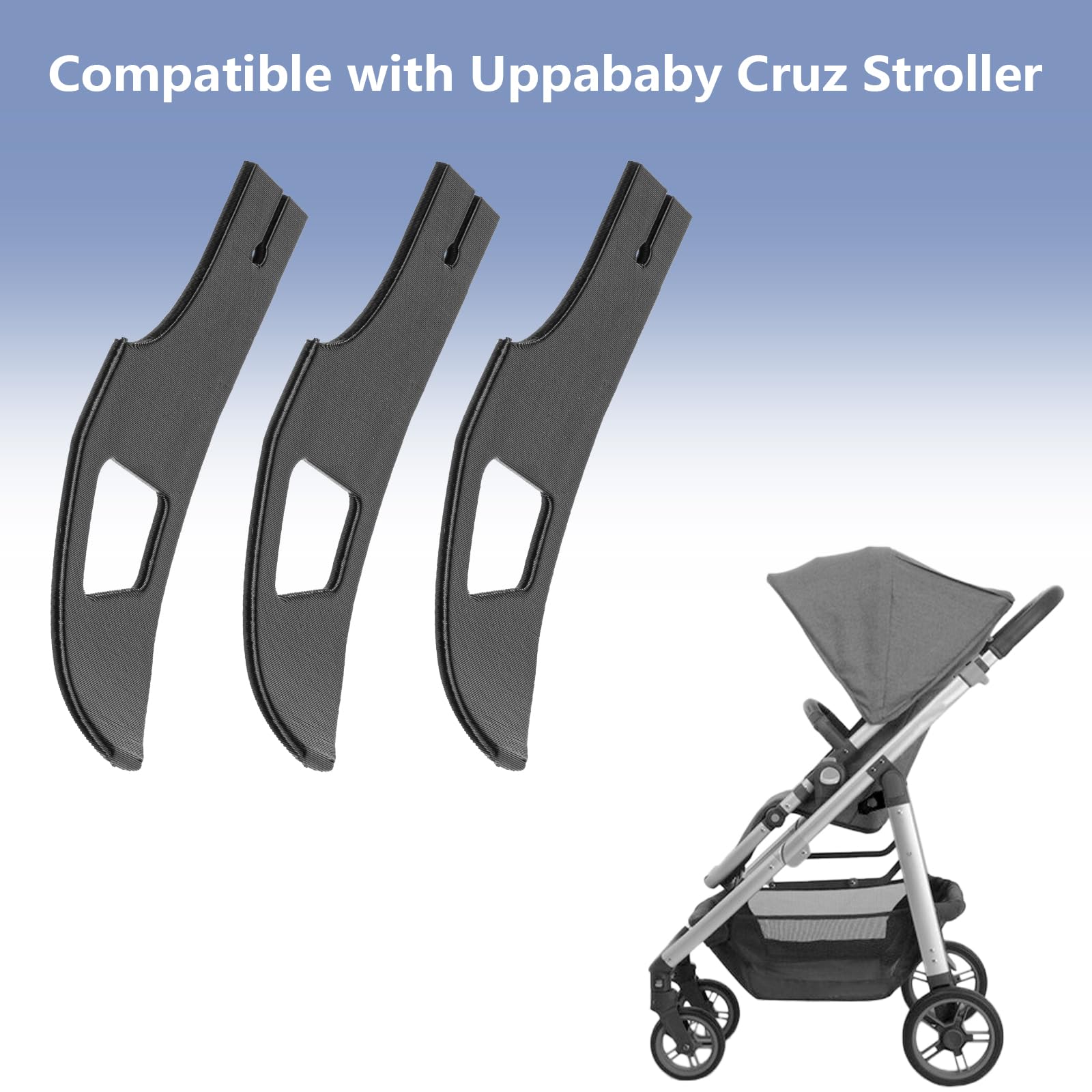 3 Pack Compatible with Uppababy Cruz Stroller Replacement Folding Latch | Stroller Latch Repair Part