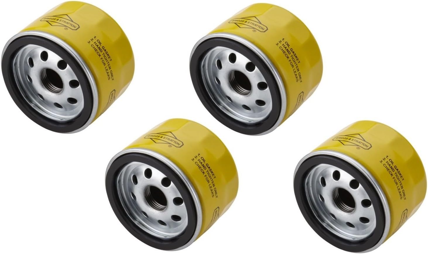 Briggs & Stratton OEM 696854 696854-4 Oil Filters (4 Pack) 21R802-0029-F1 21R802-0030-F1 21R802-0050-G1 21R802-0052-G1 21R806-0031-F1 21R806-0038-F1 21R806-0047-F1 21R806-0057-F1 21R806-0063-G1