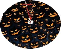 Vista 8 de Falda de árbol de Navidad, adornos rojos para árbol de Navidad de felpa suave blanca con patrón nevado para decoraciones de fiesta de vacaciones, 36