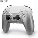 NBCP Game Controller for PS4, Gamepad Joystick Controllers for PlayStation 4,Turbo,1200mAh Battery/Dual Motors/6-Axis Gyro/3.5mm Audio Jack/Hall Effect Sensor (Dark Green)