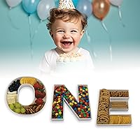 Vista 7 de Bandeja de exhibición reutilizable de plástico de 10" para golosinas, charcutería, pop de pastel, caramelos, caja de charcutería, letras