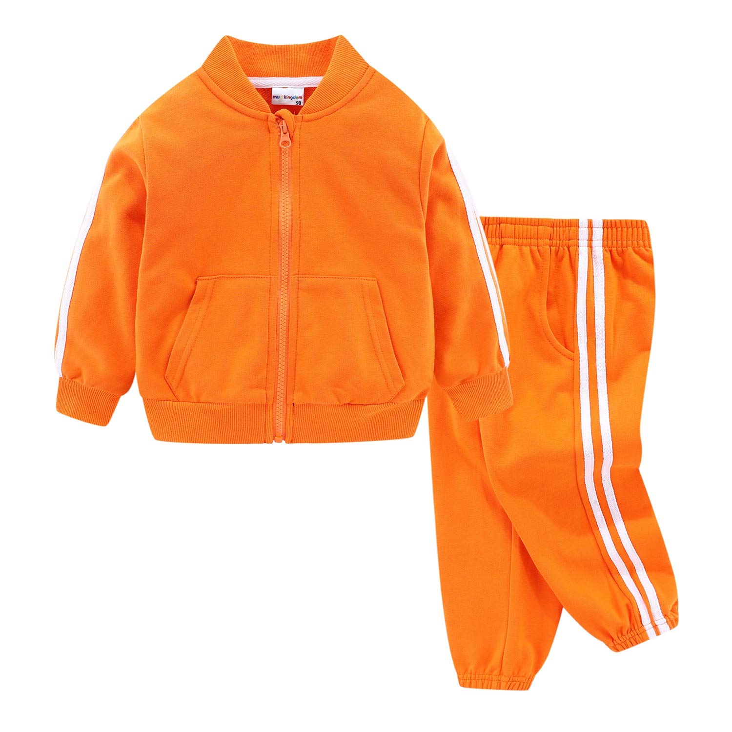 Mud Kingdom Little Boys Jogger Set Long Sleeve Casual Outfits Outerwear