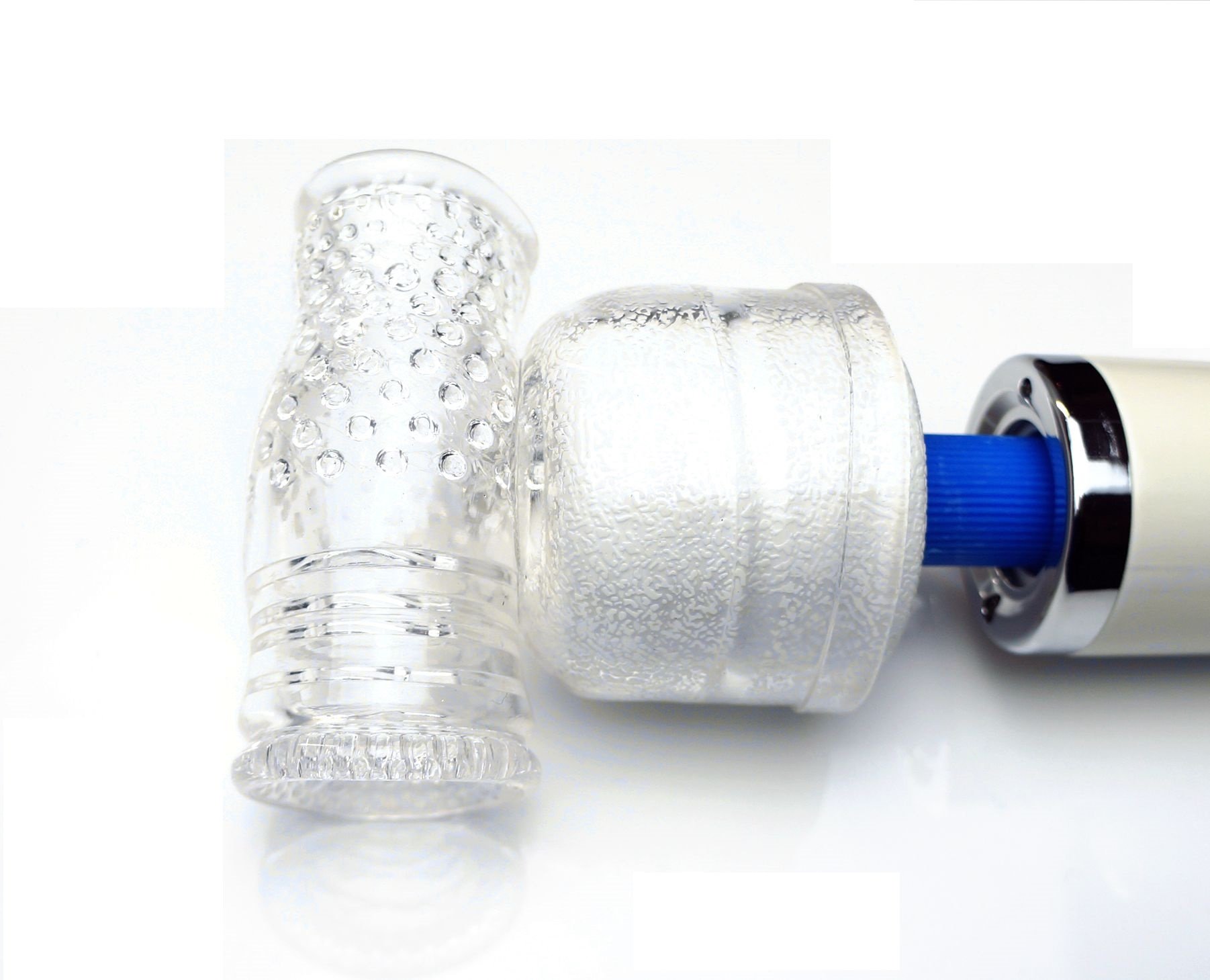 Aufsatz für ihn für Magic Wand Massagegerät Kopfdurchmesser 60mm, 45mm (Packung mit 2)