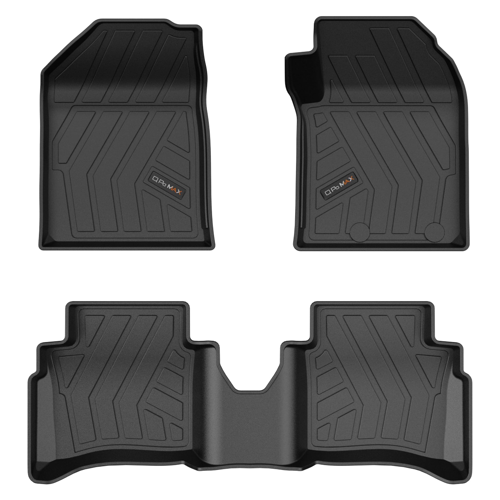Q Po i20 (MAX) Nov 2020 - Present ECO TPE Car Floor Mat | All Weather Mats for i20 (Nov 2020 - Present) (Black)
