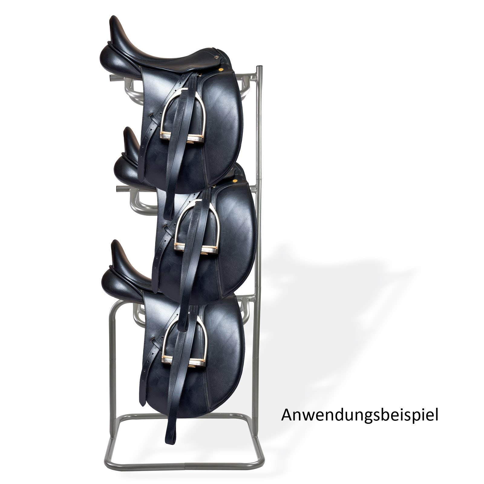 DEMA Sattelhalter SH3 Metall - Sattelständer, 3 Sättel, robust, langlebig - Reitsport