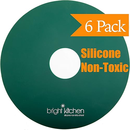 Miniatura 6 de 6 hojas deshidratadoras planas de silicona para deshidratadores redondos no tóxicos Nesco, forro de alfombrilla circular, reutilizable, flexible,