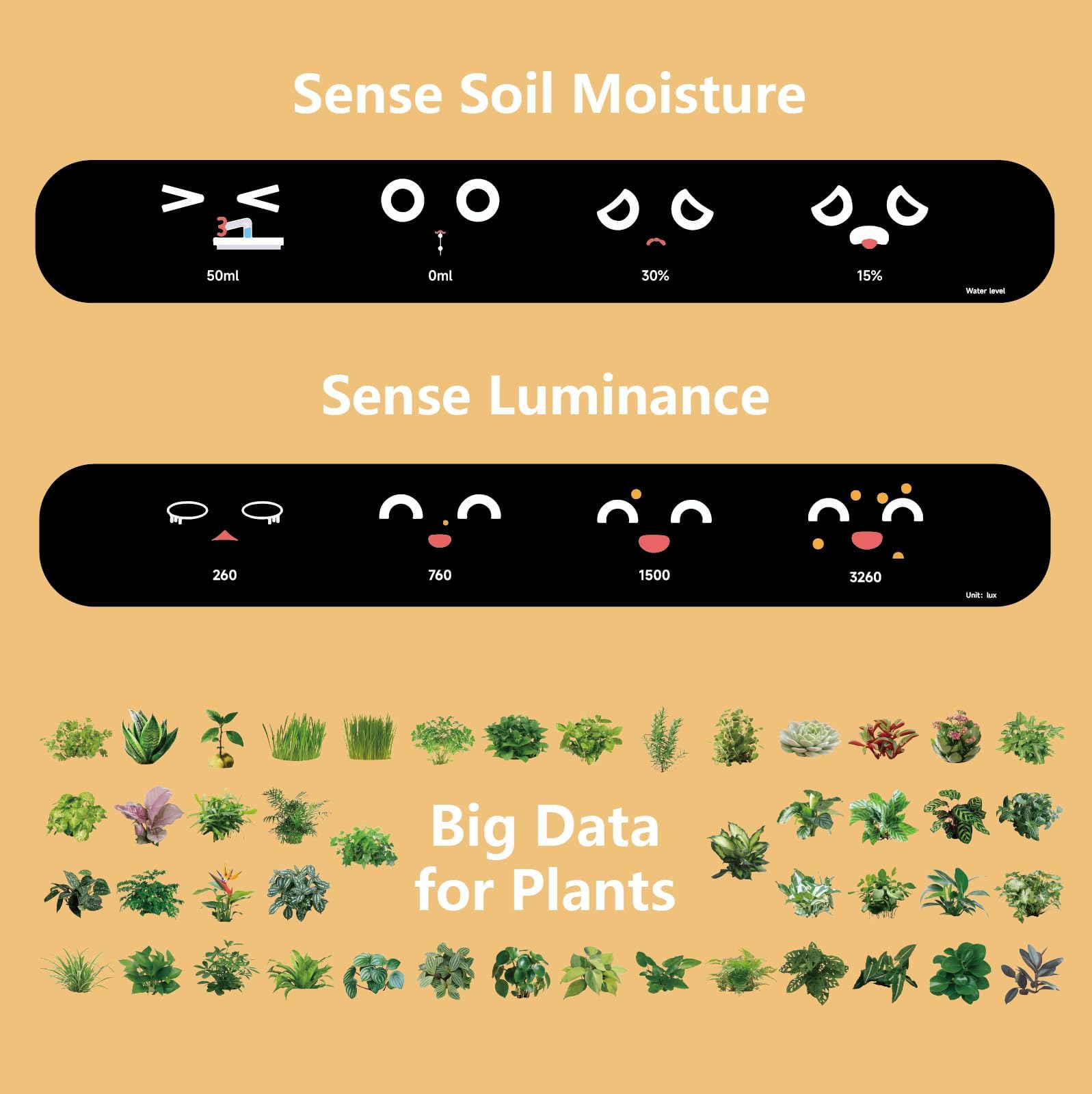 PLANTSIO Maceta inteligente de hiedra para decoración del hogar, plantas, compañera, configuración ordenada de escritorio, regalo, maceta para mascotas, guía robótica para el cuidado de plantas con