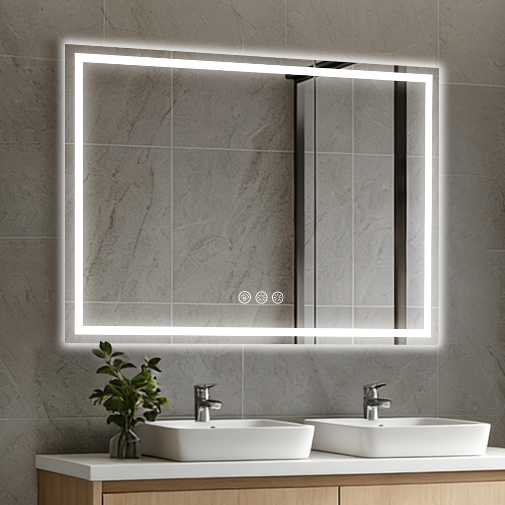 LED Badkamerspiegel - Bluetooth - Yade 120x70cm – Het Binnenaanzicht