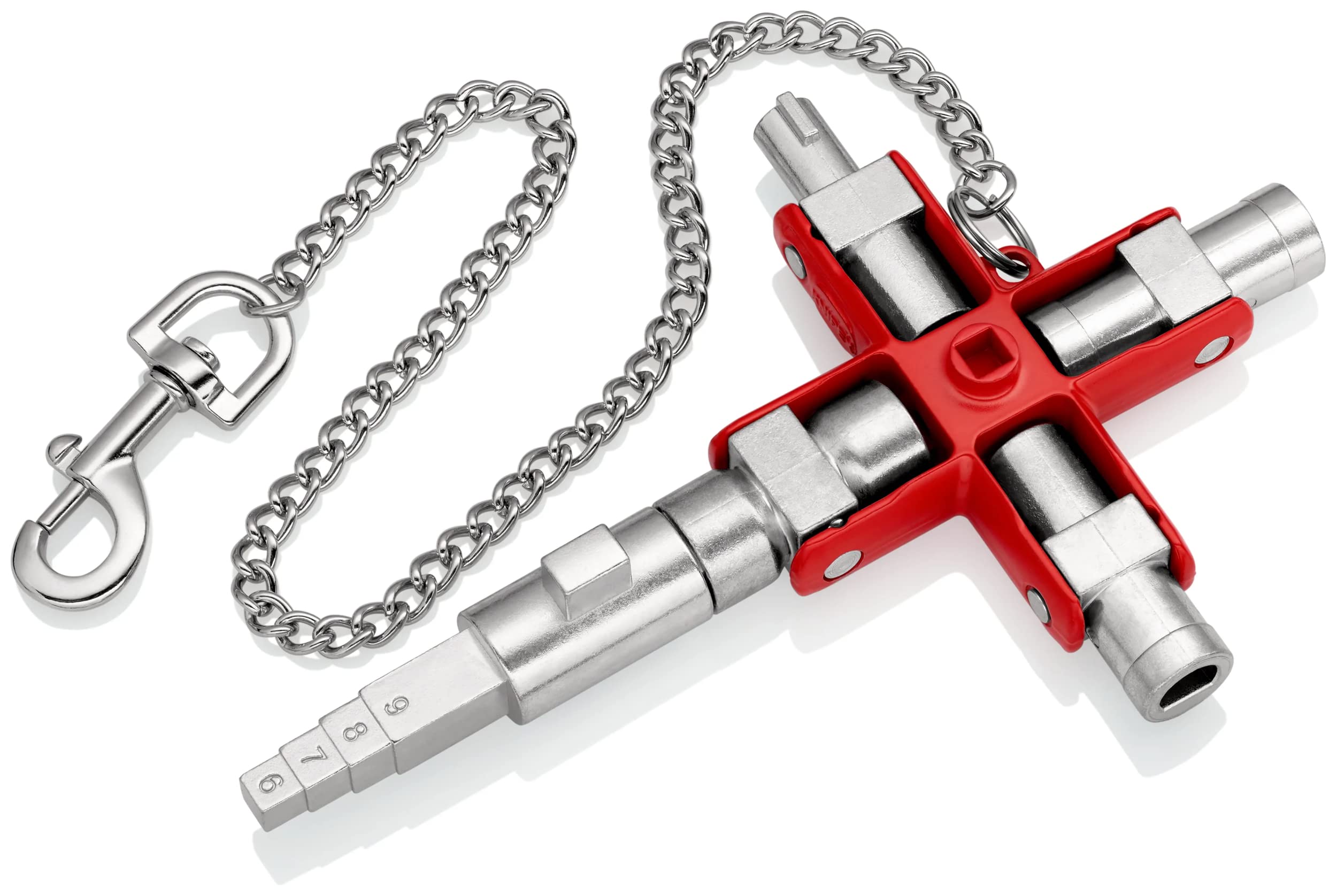 KNIPEX Chiave universale Edilizia per tutti i sistemi di chiusura più comuni 96 mm, 00 11 06 V01