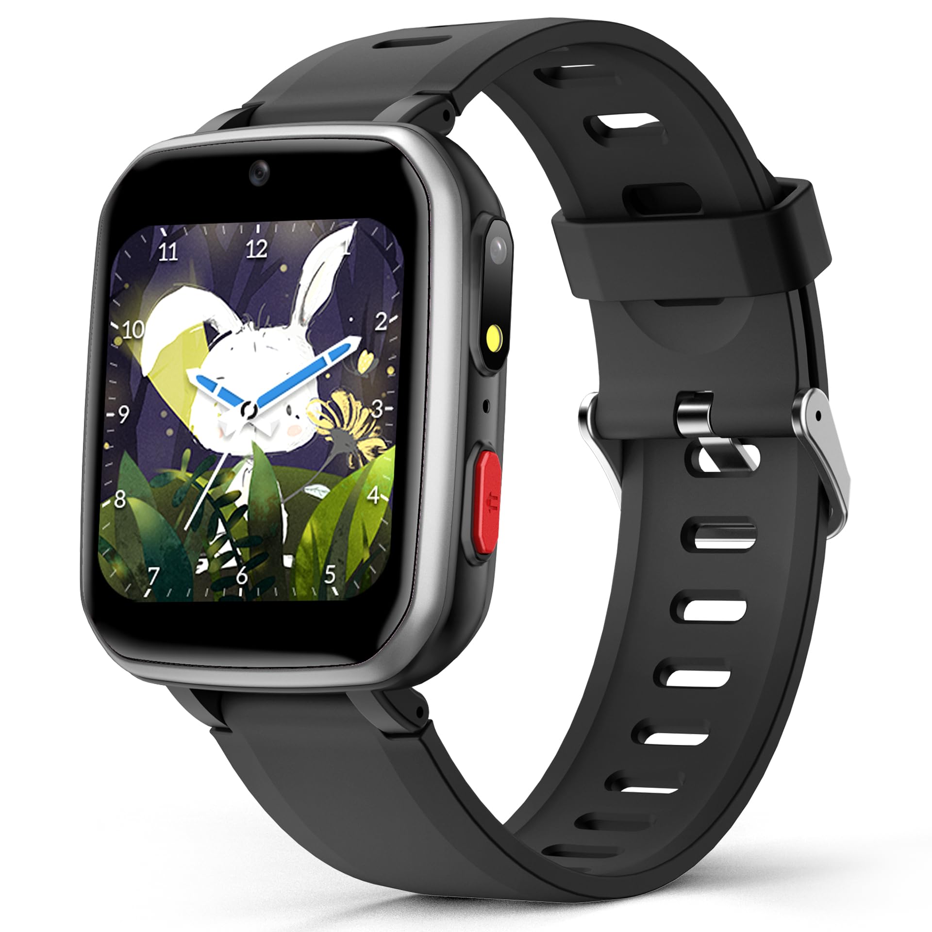 Kids Smart Watch with Puzzle Games HD Touch Screen Camera Video Music  Player Pedometer Alarm Clock Flashlight Fashion Kids Smartwatch Gift for  6-13