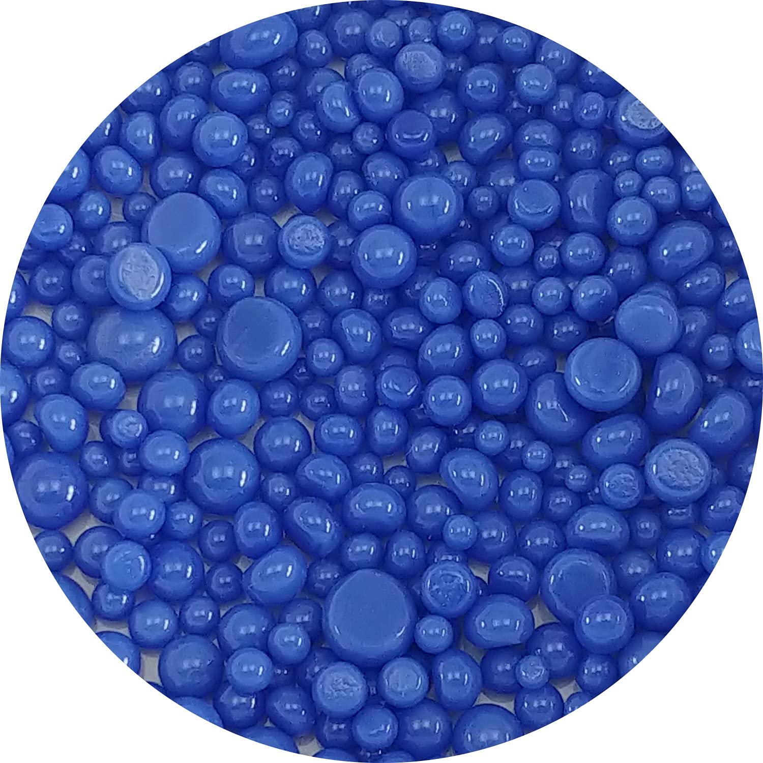 Medium Blue Opal Frit Balls COE 96 - FB2302-96-image-2