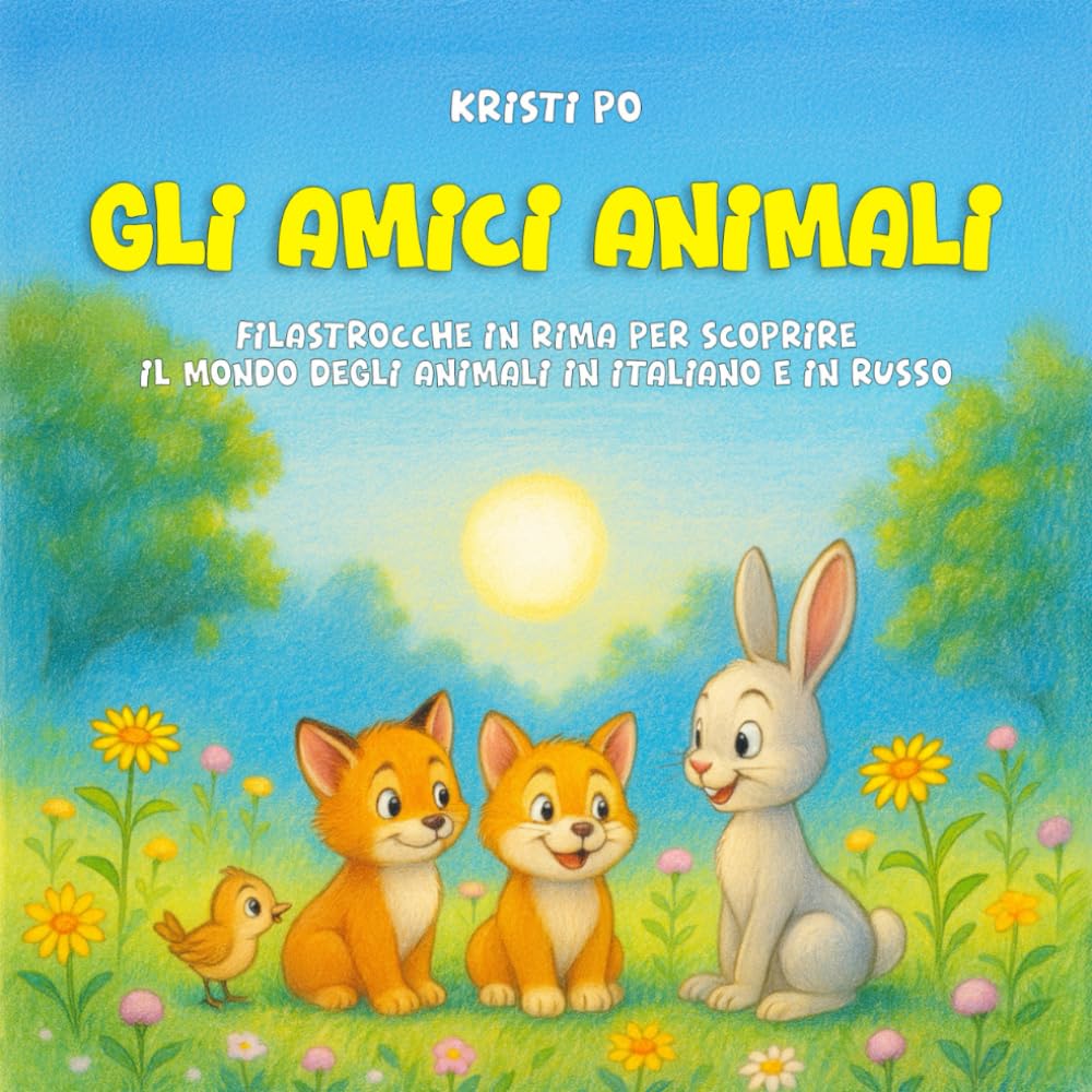GLI AMICI ANIMALI: Filastrocche in rima per scoprire il mondo degli animali in italiano e in russo
