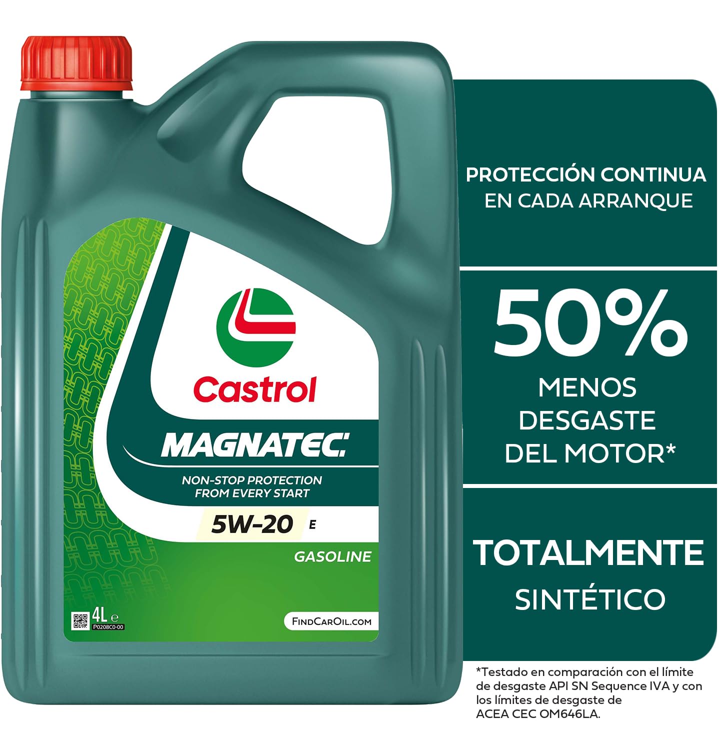CASTROL Magnatec 5W-20 E, Huile Moteur, 4L