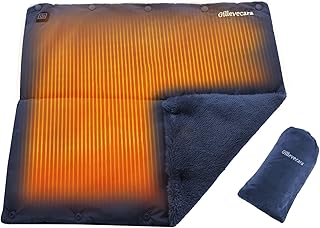 ホットマット 電気マット 10秒速暖 ハンドウォーマー usb ヒーター 3段階温度調整 ホットカーペット ミニ 日本製ヒーター 電気カーペット 1.2m延長コード 収納袋 省エネ 軽量 洗える 手 腰 足元 膝掛け 温める 寒さ対策 防寒グッズ 自宅 アウトドア キャンプ 車用 オフイス 暖房器具 取扱説明書付き 40*45cm-ネイビー