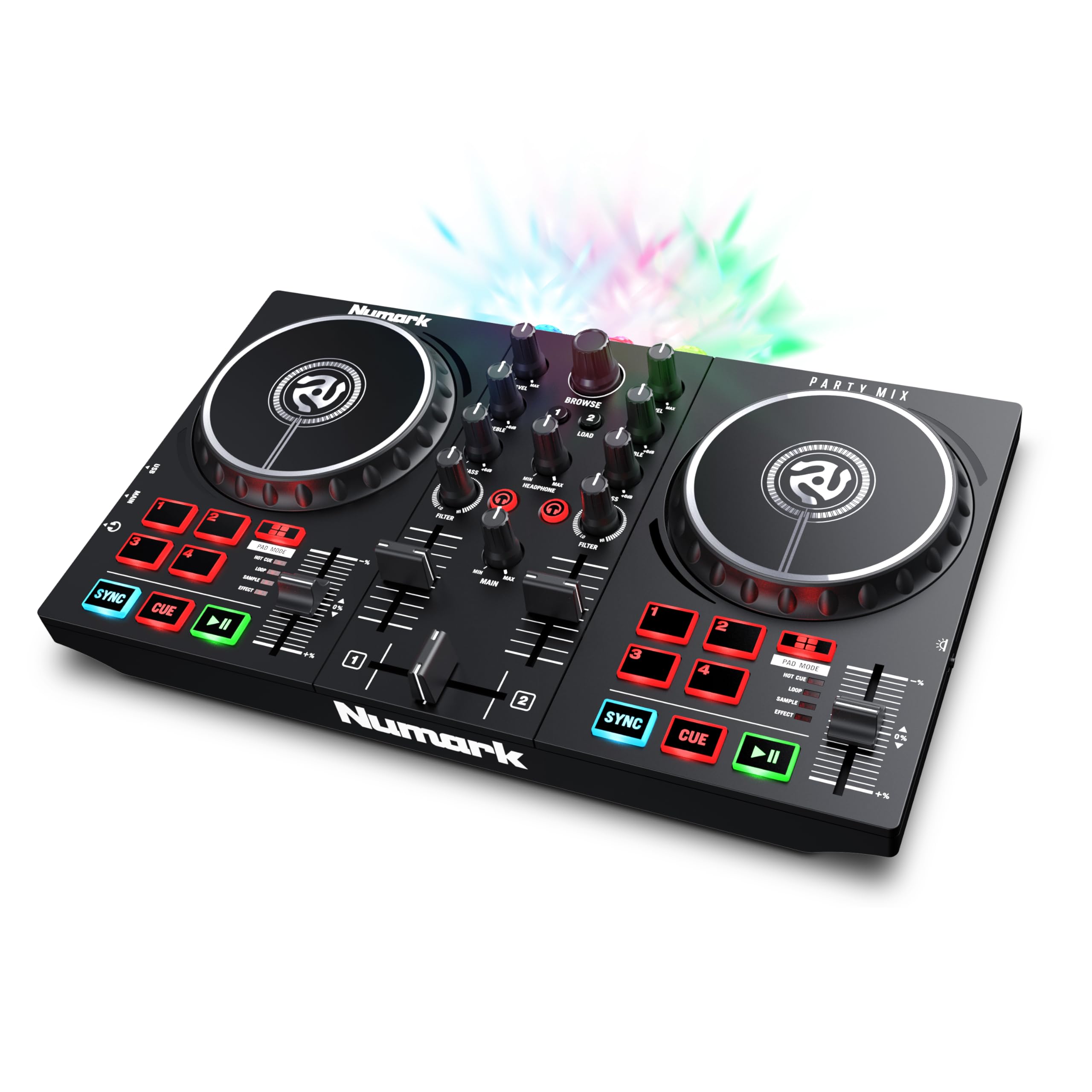 Amazon.co.jp: Numark DJコントローラー 初心者向け DJ機材 Serato DJ 