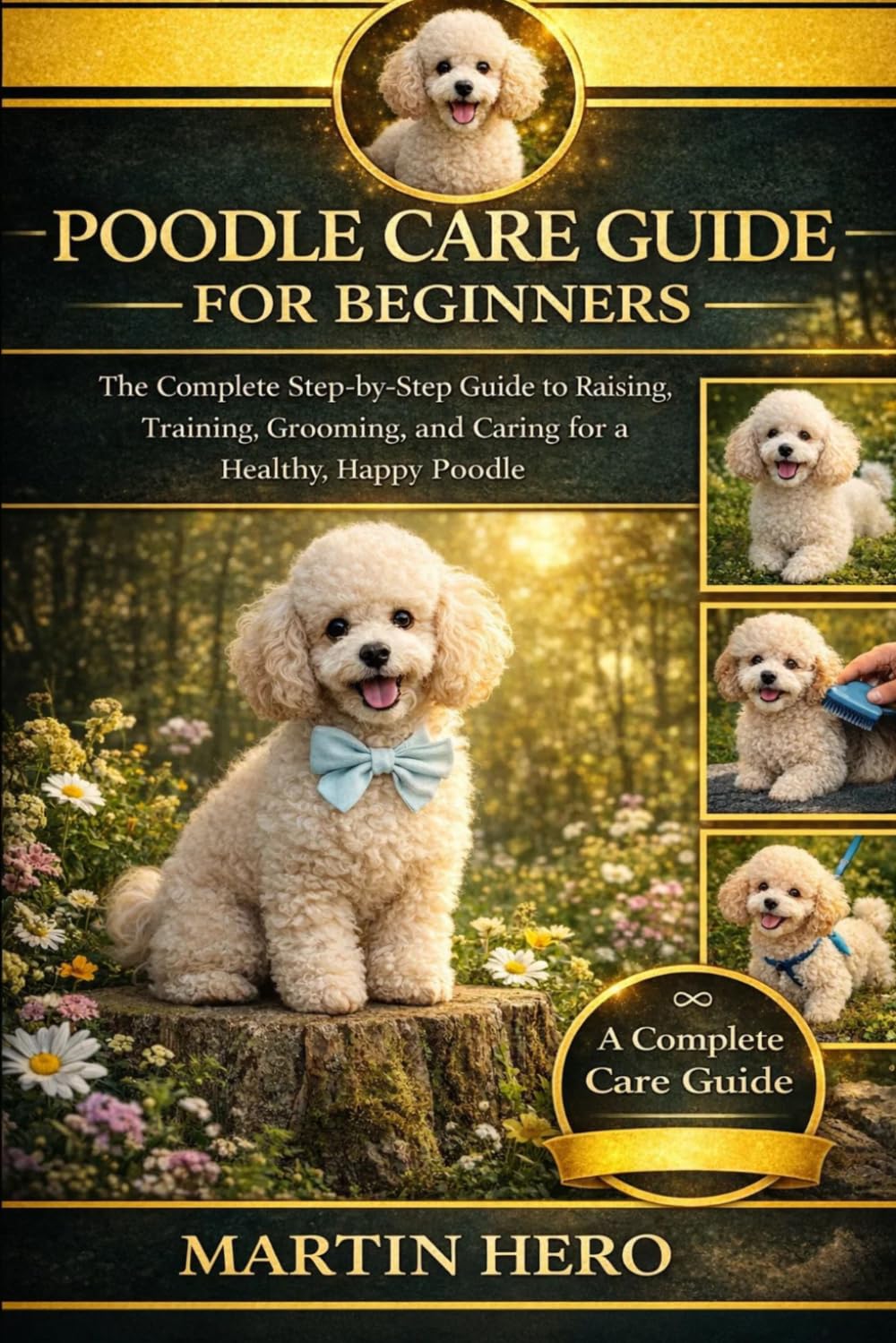 POODLE CARE GUIDE FOR BEGINNERS: The Complete Step-by-Step Guide to Raising, Training, Grooming, and Caring for a Healthy, Happy Poodle.