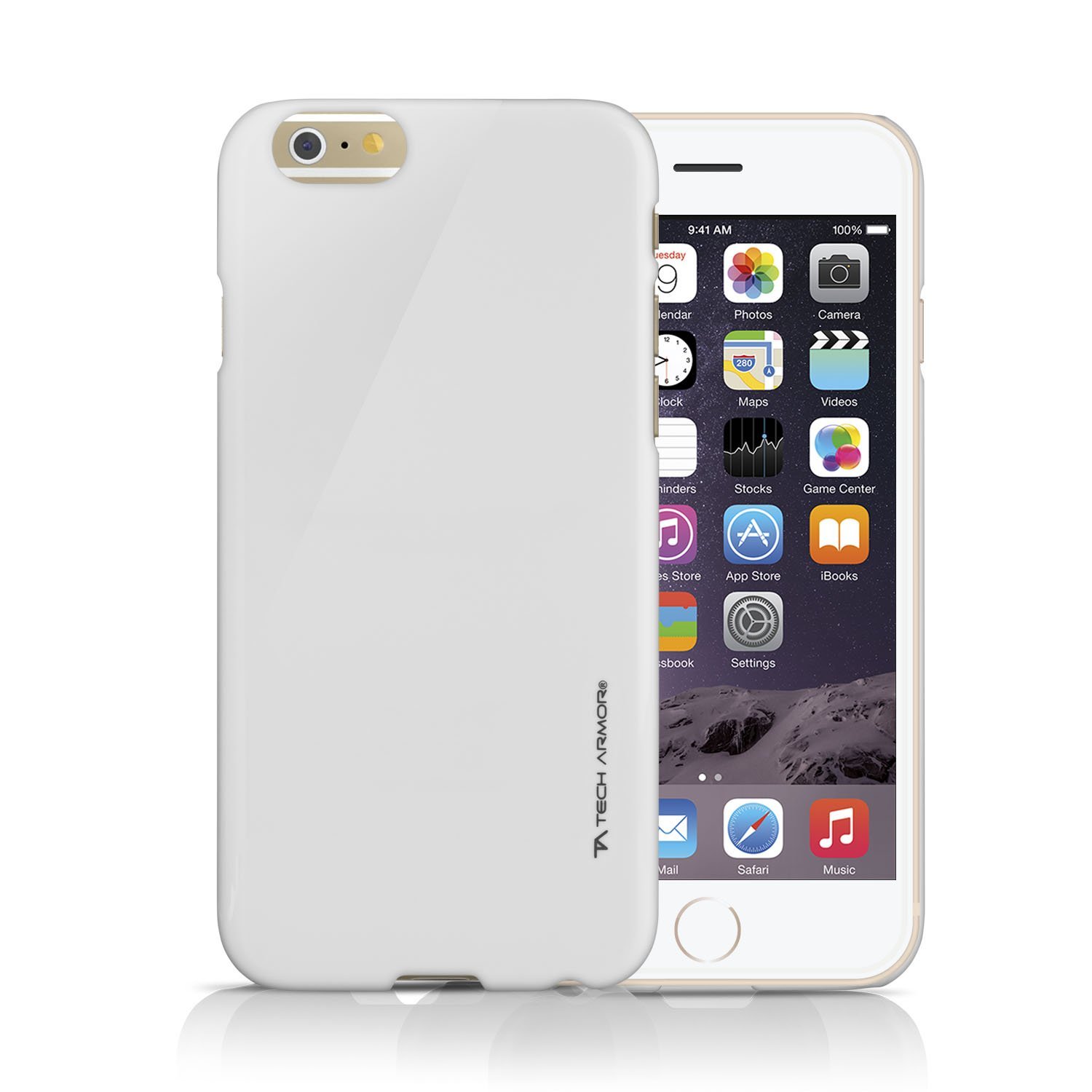 Tech Armor Relax Series Slim Soft Touch Case for iPhone 6 AIR (White)