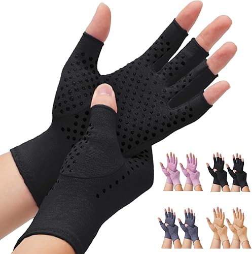 2 pares de guantes de compresión para artritis aliviar la artritis reumatoide osteoartritis dolor en el túnel carpiano guantes de compresión para 2 pares de guantes de compresión para artritis aliviar la artritis reumatoide osteoartritis dolor en el túnel carpiano guantes de compresión para