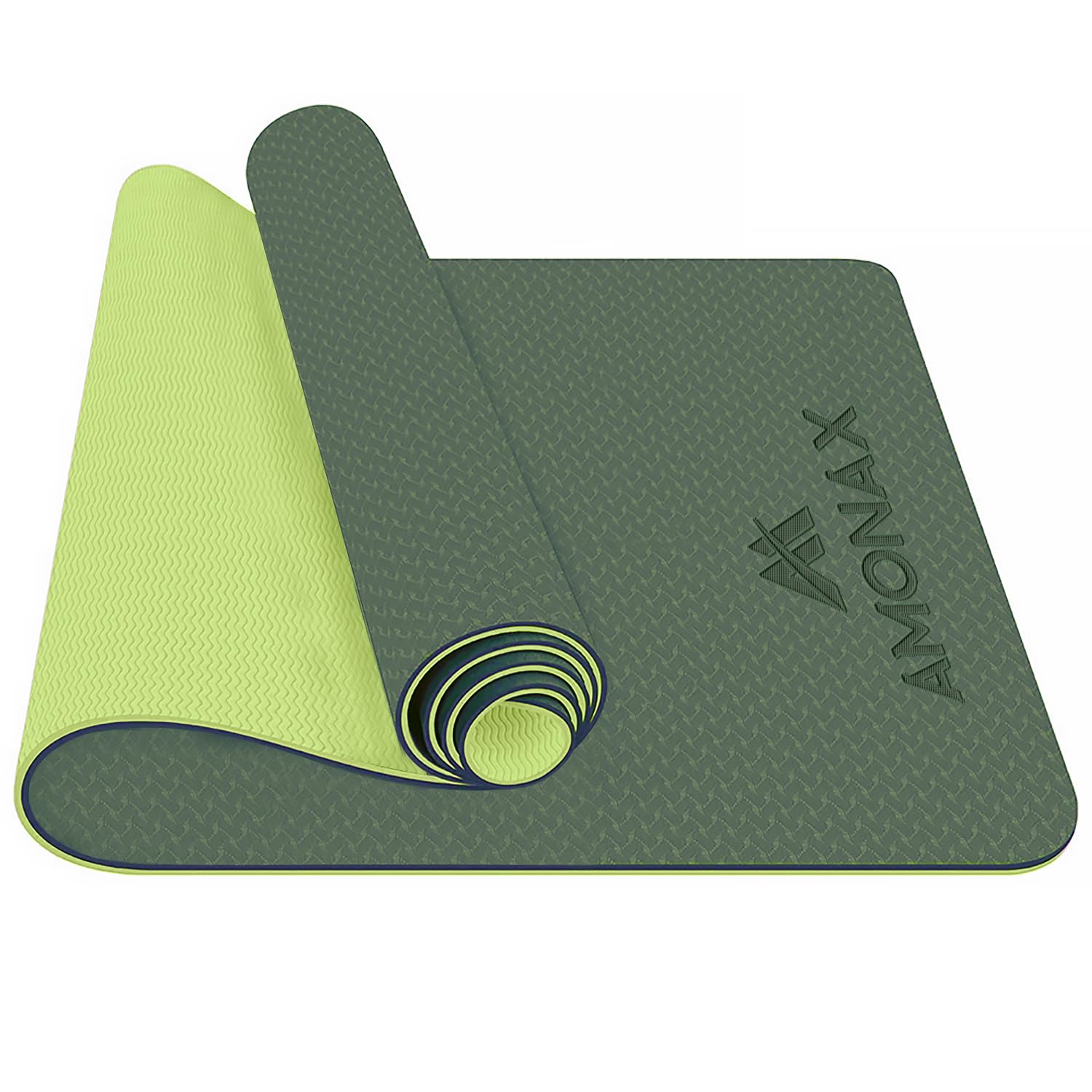 Amonax Yoga Mats, Non-Slip Large Exercise Workout Mat, 6mm Thick Travel Yoga Mat for Women, Men, Kids, Girls, Outdoor Lightweight Travel Mats
