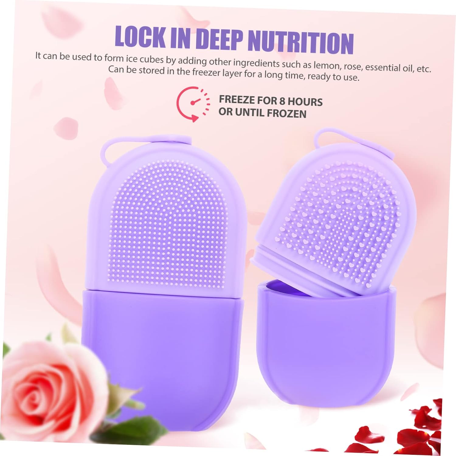 Silicone Face Roller 1 Piece Adjustable Size Face Massage Tool for Women Reduces Puffiness and Tightens Skin for Skincare Routine