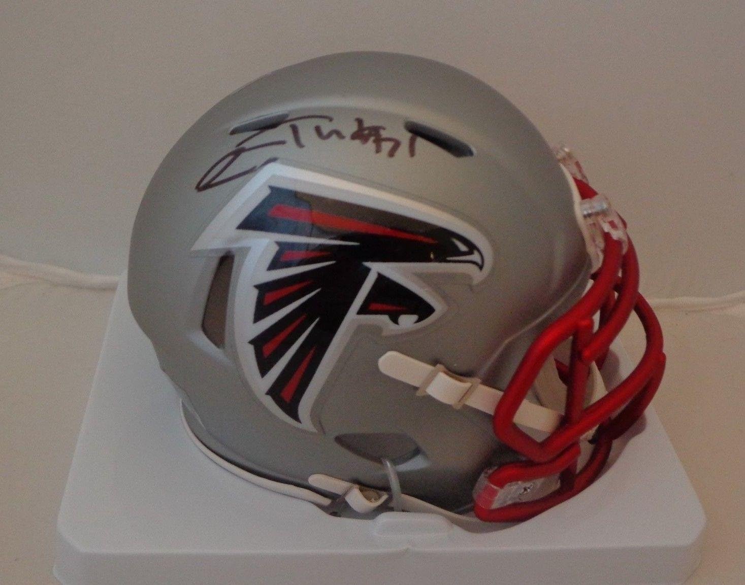 Desmond Trufant Autographed Mini Helmet Speed Blaze