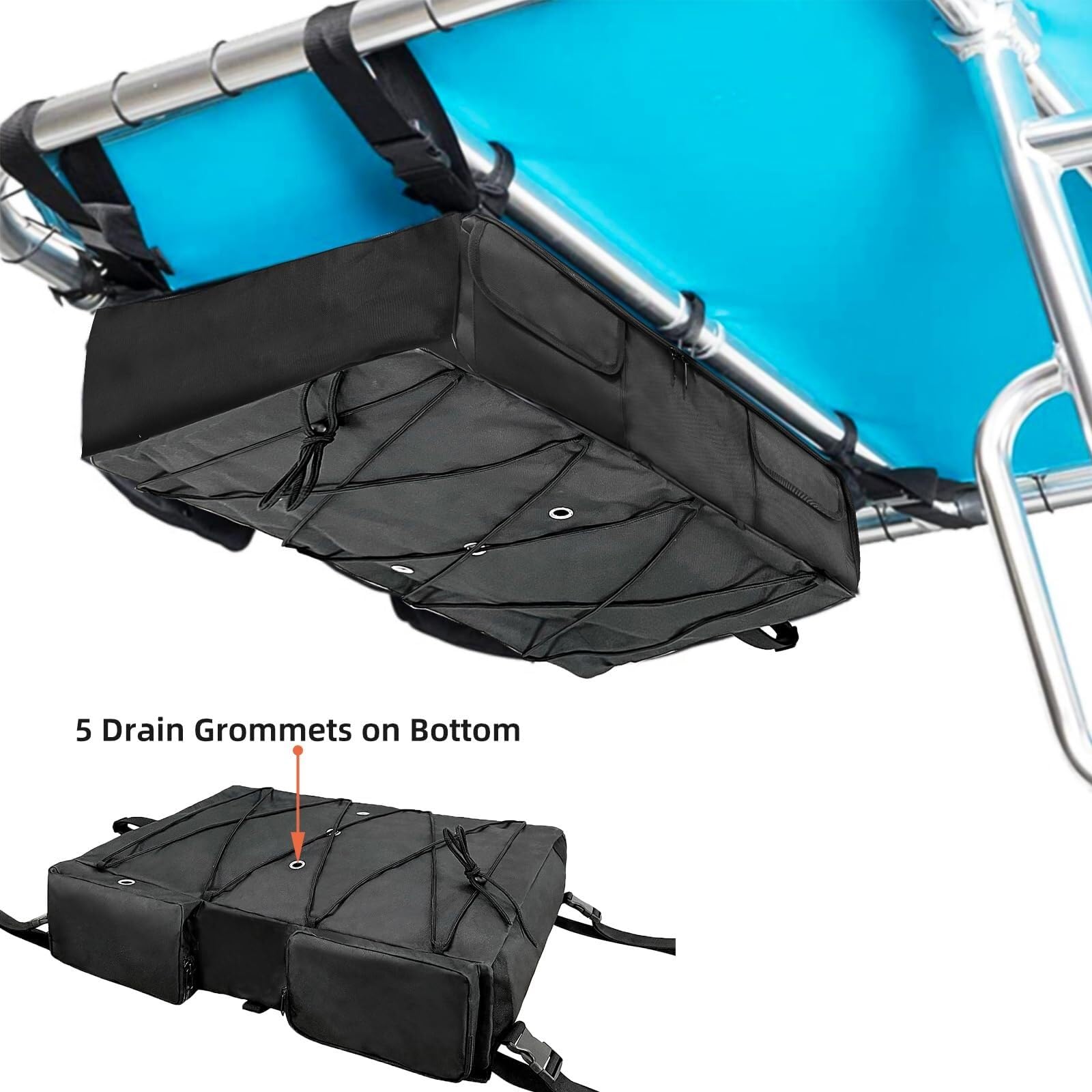 Borsa Compatta Impermeabile per Giubbotti di Salvataggio con Chiusura Arrotolata e Maniglia Portatile per River Vest Attrezzatura da Pesca Equipaggiamento Marittimo