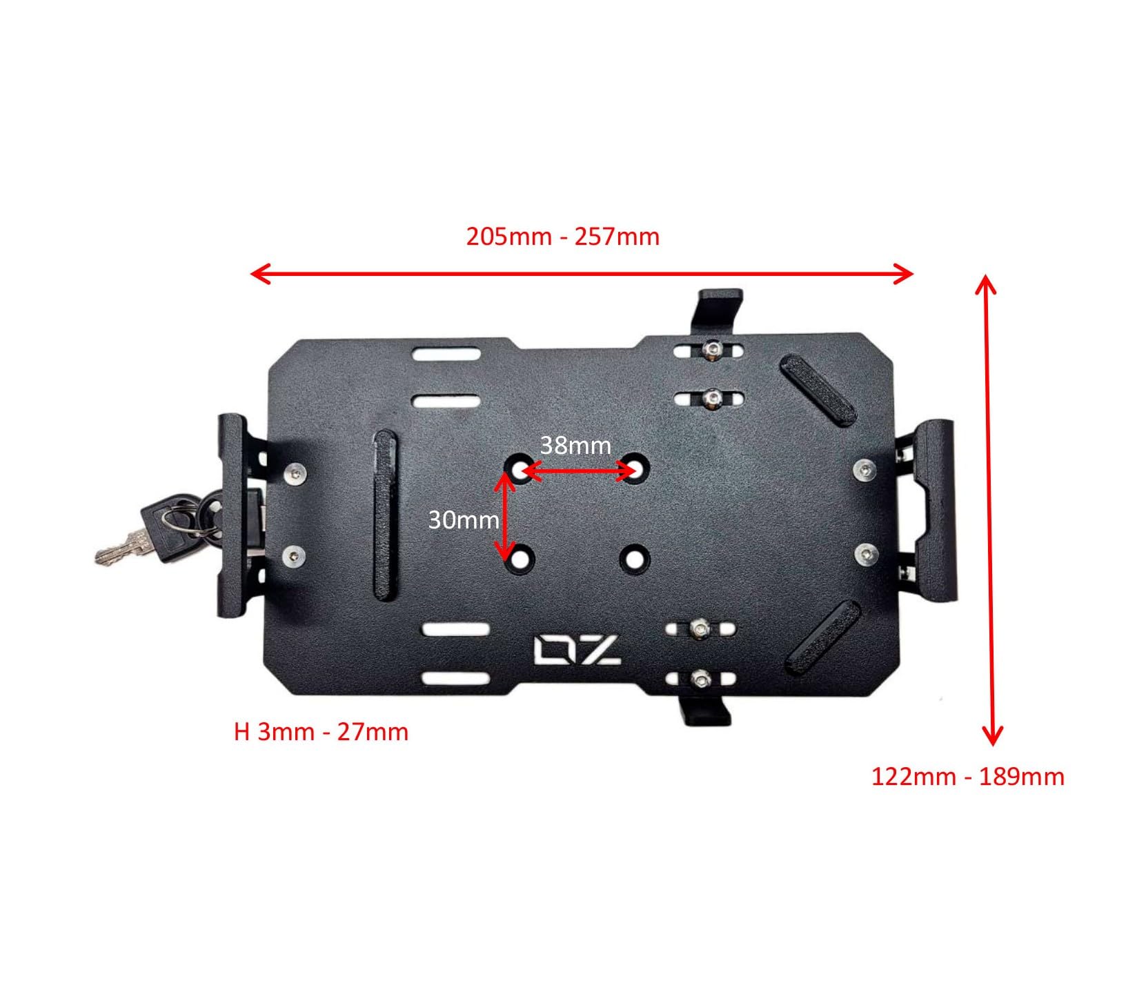 Supporto universale per tablet in alluminio, montaggio moto