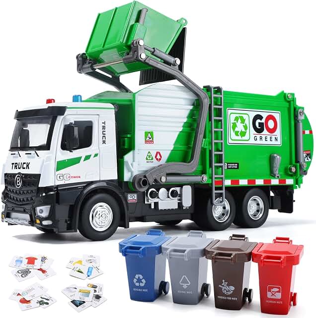 HOLYFUN Electric Garbage Truck Set