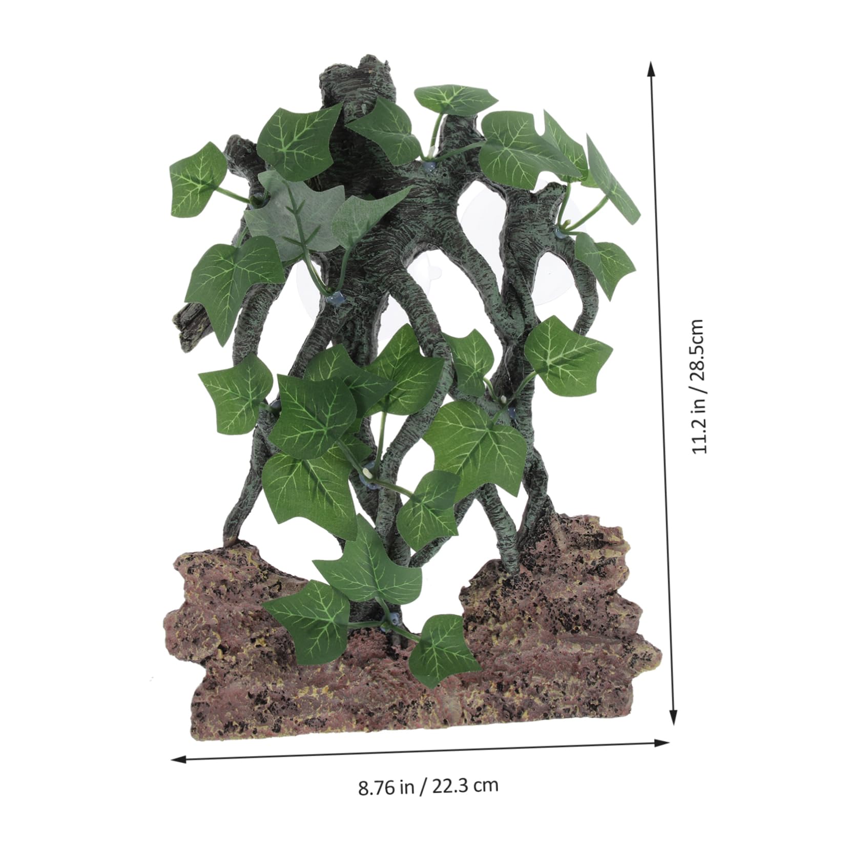 Ramo Rampicante in Resina per Rettili, Decorazione Terrario | Serpenti e Lucertole, Sicuro e Insapore, Salvaspazio, Ornamento per Vasca e Allestimento Habitat
