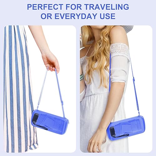 Miniatura 3 de LEAGERA Paraguas de viaje compacto con estuche, mini paraguas para bolso, diseño pequeño, ligero y pequeño, perfecto para sombrilla al aire libre y