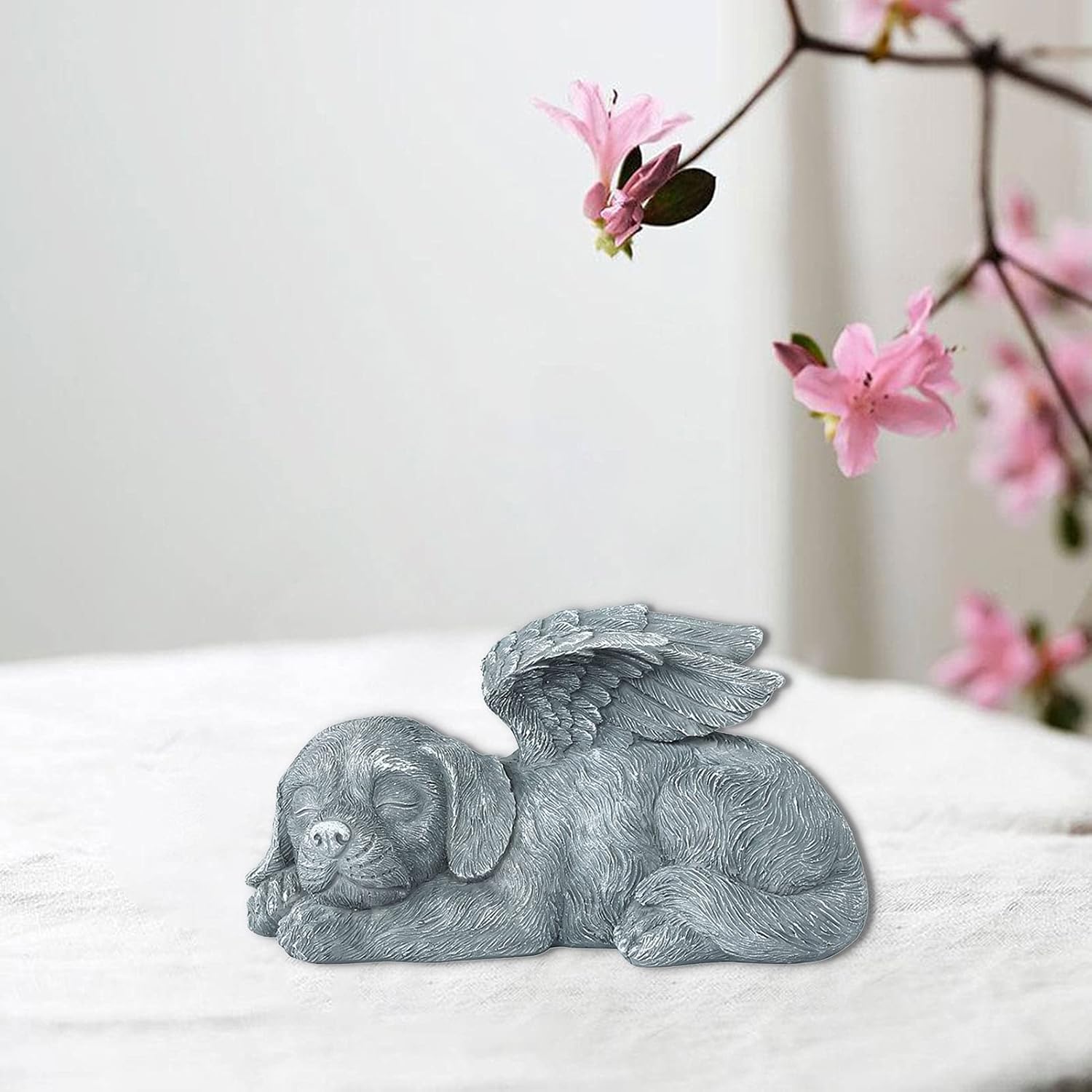 MOVKZACV Dog Angel Pet Memorial Statue, Memorial StatueSleeping Angel
