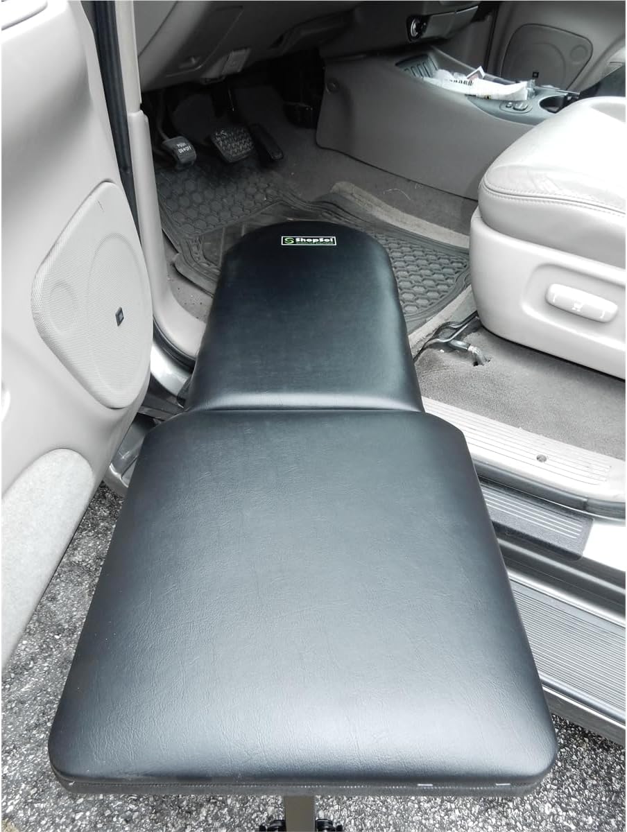 ShopSol Interior Car Creeper - Removable Knee Pad 15" - 25" Height Adjustment 1010480