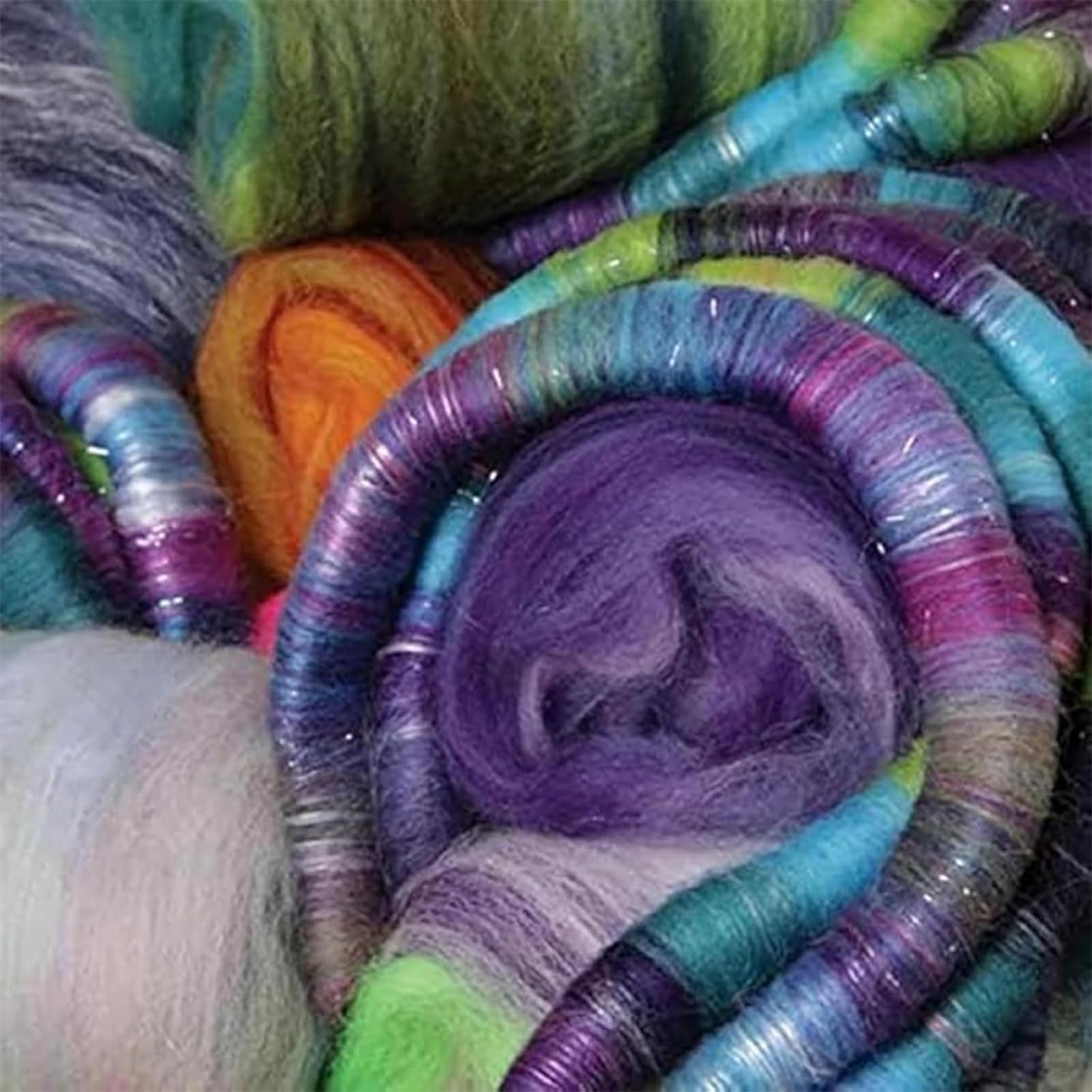 DIY Wollfilzmaschine, Mischbrett, Kardierpinsel-Set, gleichmäßige Verteilung, flexible Kreation, schnelle Farbmischung, zum Filzen, Stricken, Häkeln