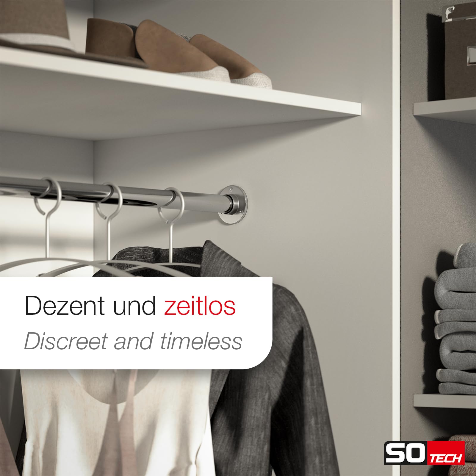 Gedotec Armadio Appendiabiti Armadio Pensile In Metallo Armadio A Muro A Vista | Capacit&agrave; Di