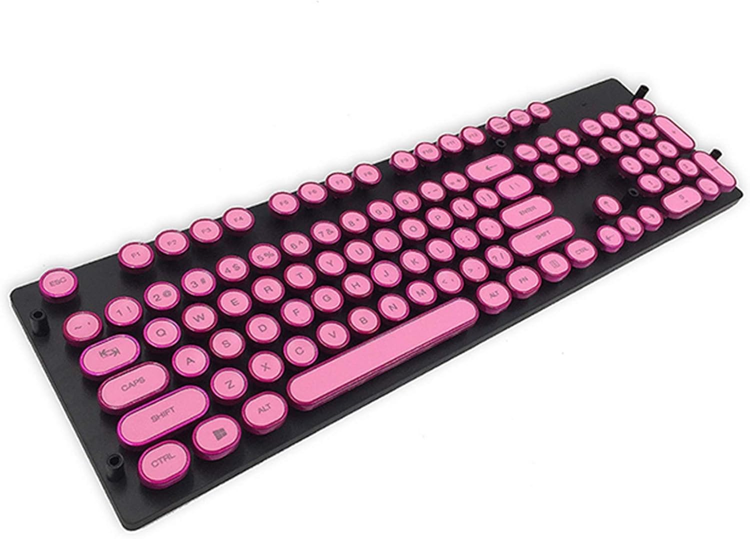 Color 104keys Pink HUACHENLS Mechanical Keyboard keycaps 104/87