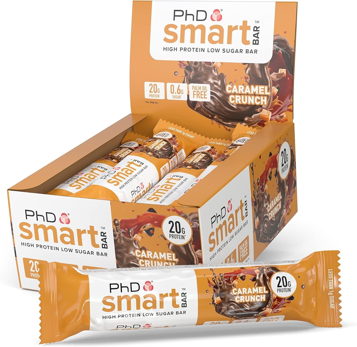 Smart Bar 12x64g Caramel Crunch