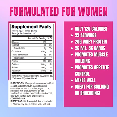 Miniatura 8 de Suplemento dietario de chocolate de NLA for Her, "Her Whey" para mujer, 1, 1