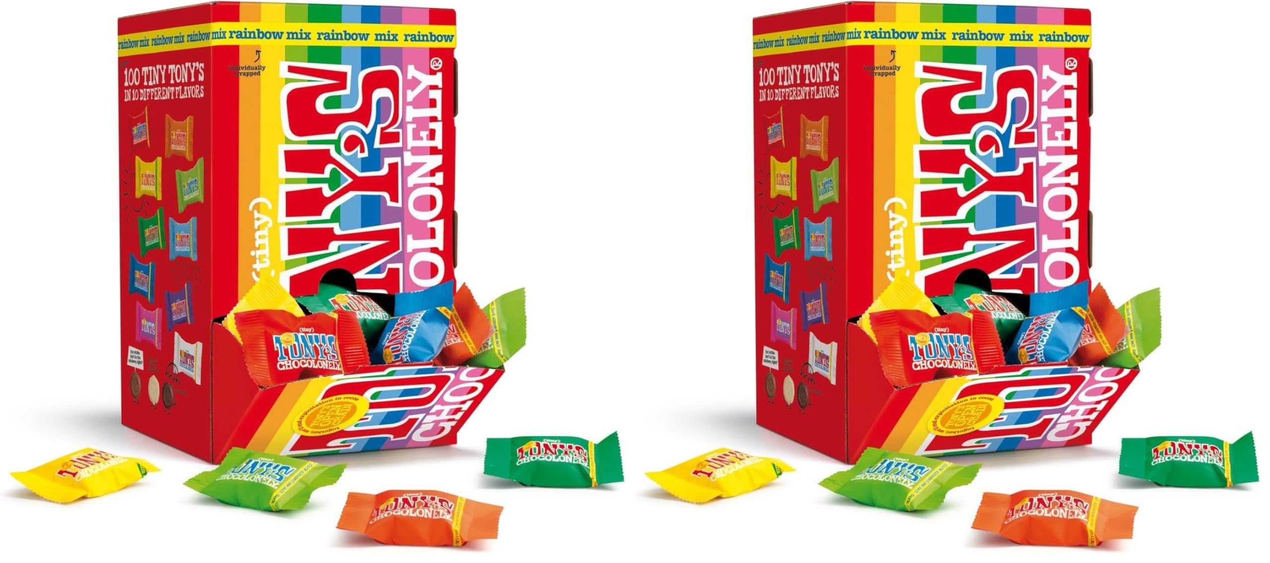 Tony's Chocolonely - Tiny Tony's Mix - 900 Gramm - Mini Schokolade - Belgium Fairtrade Chocolate (Packung mit 2)